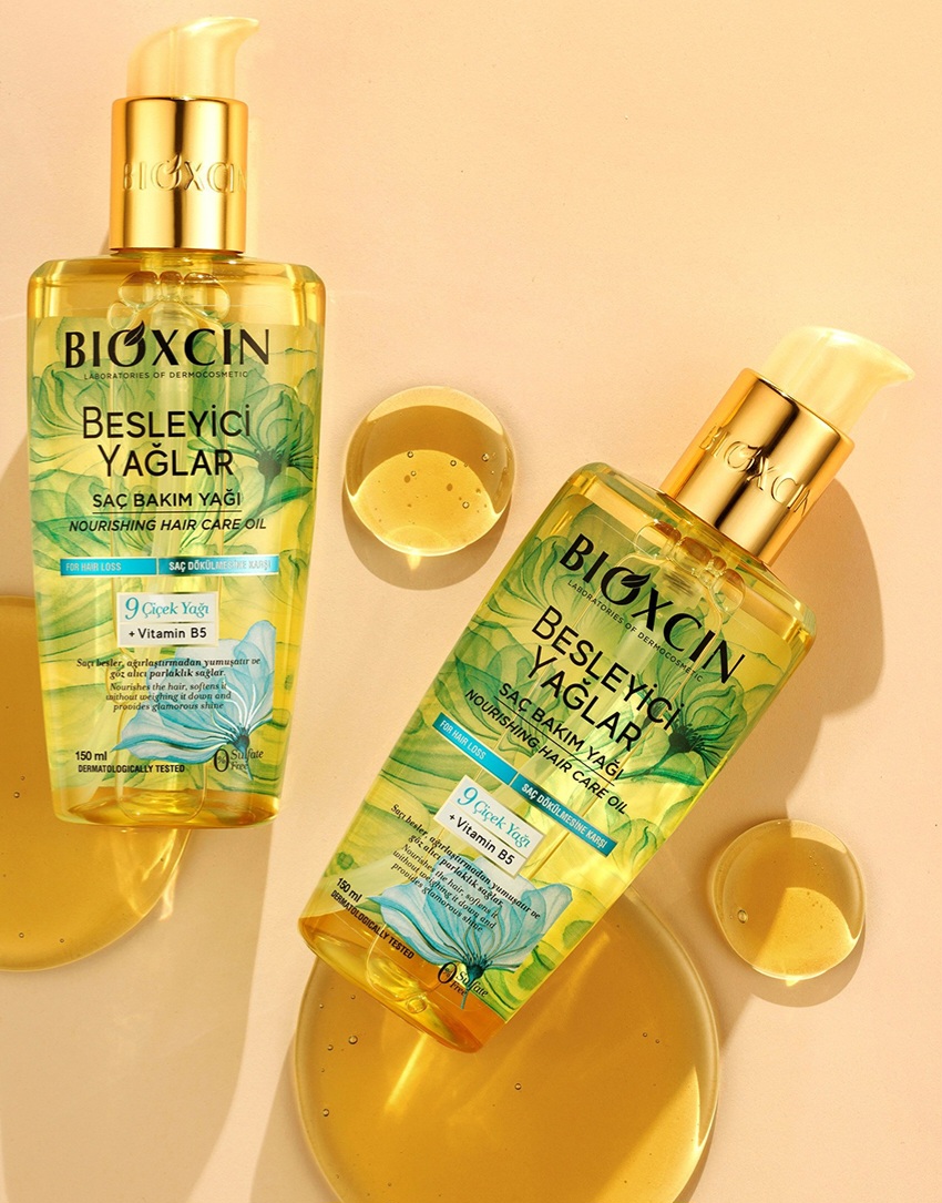 Bioxcin-Nourishing-Oils-Hair-Care-Oil-Sulfate-Free-150ML-03 روغن مو بدون سولفات بیوکسین ضدریزش حاوی روغن های مغذی - Image 1