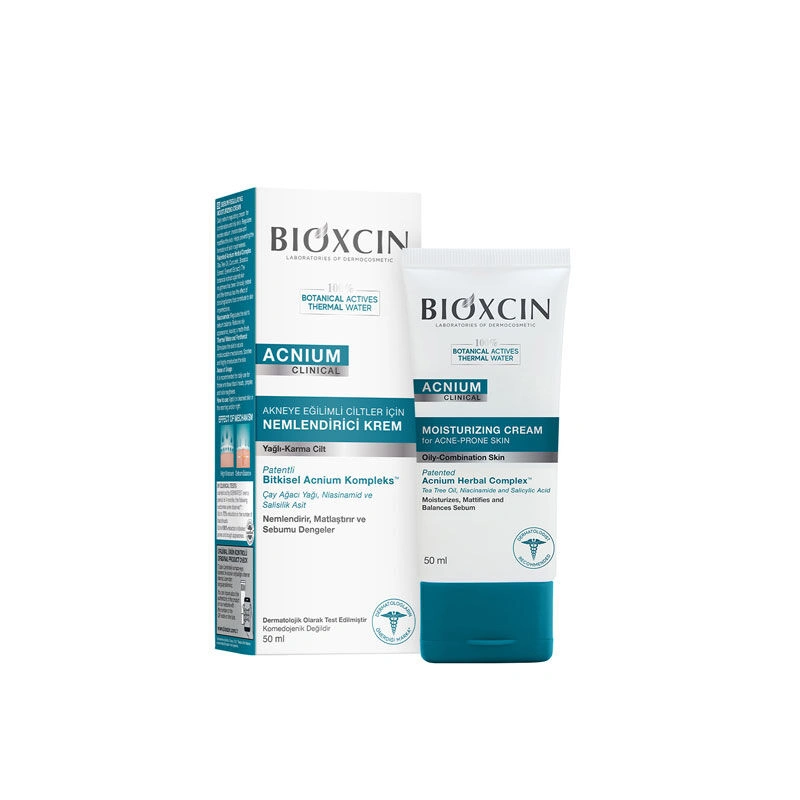 Bioxin-Anti-Acne-Hydrating-Cream کرم آبرسان ضدجوش بیوکسین ۵۰ میل - Image 1