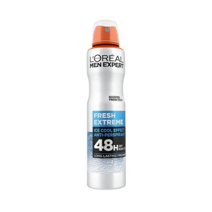 L'Oreal-FRESH-EXTREME-antiperspirant-spray,-250-ml اسپری ضد تعریق لورال مدل FRESH EXTREME حجم 250 میل